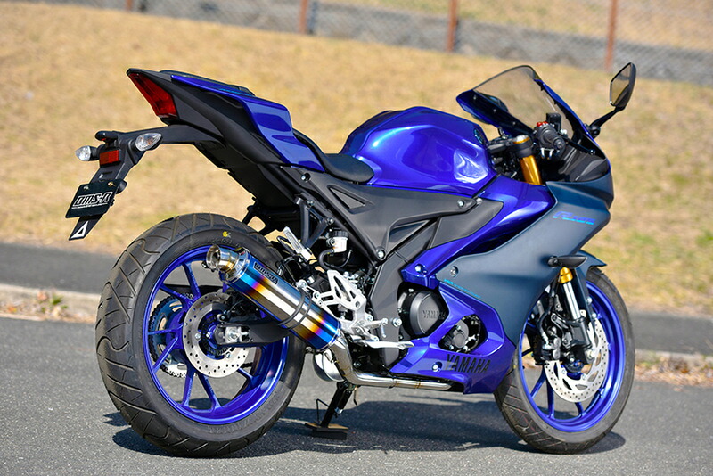 【マラソン期間 クーポン配布！】 ビームス BEAMS バイク用 フルエキゾーストマフラー R-EVO ヒートチタン フルエキ 政府認証 YZF R-125 / YZF R-15 G274-53-S1J