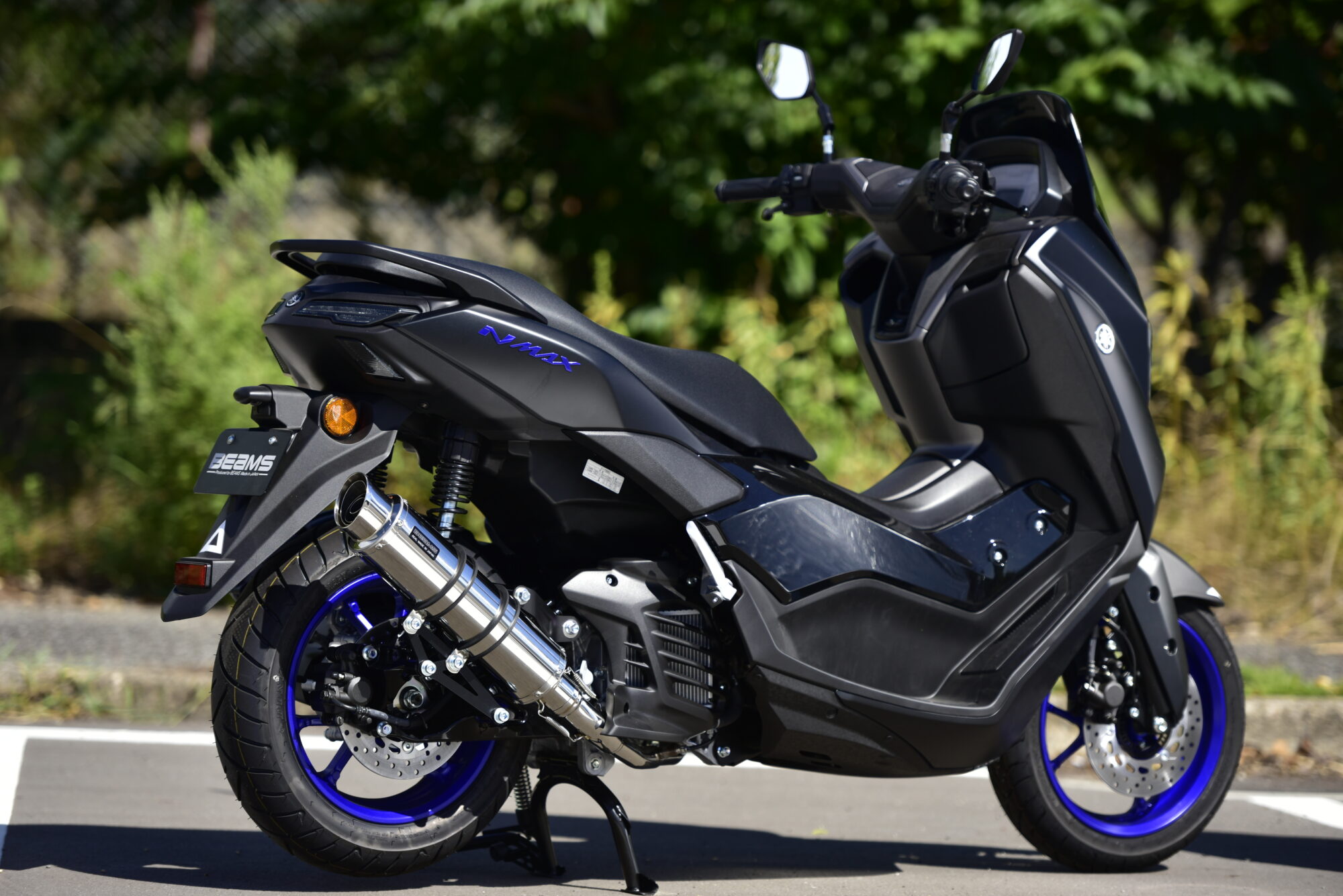 【25日限定!クーポン配布!】 ビームス BEAMS バイク用 JMCA 政府認証 R-EVO2 ステンレスサイレンサー フルエキゾースト マフラー N-MAX125 G276-54-008|moto-zoa 店