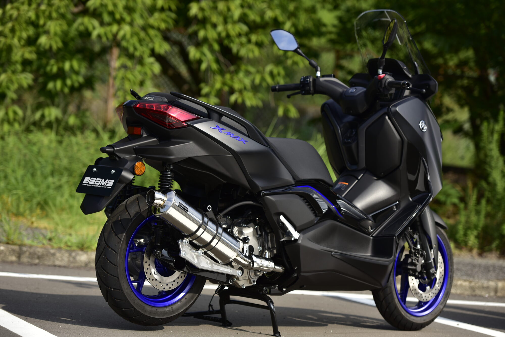 ビームス BEAMS バイク用 JMCA 政府認証 R-EVO ステンレスサイレンサー フルエキゾースト マフラー X-MAX250 G278-53-008|moto-zoa 店