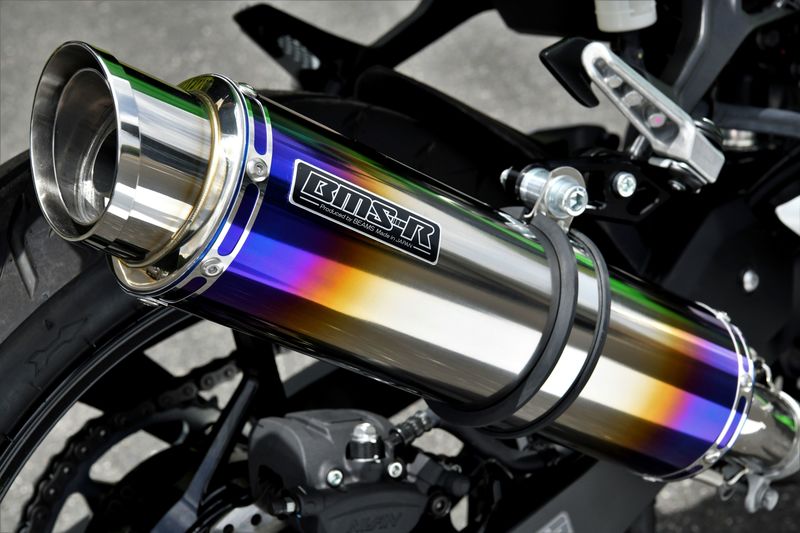 【15日限定！クーポン配布！】 ビームス BEAMS バイク用 マフラー NINJA250 2018~ 2BK-EX250P R-EVO 2 スリップオン ヒートチタンサイレンサー JMCA認定/政府認証品 G430-54-P1J