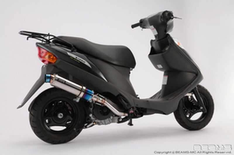 【マラソン期間 クーポン配布！】 ビームス BEAMS バイク用 マフラー ADDRESS V125 BC - CF46A フルエキ フルエキゾースト R-EVO チタンサイレンサー B307-53-007