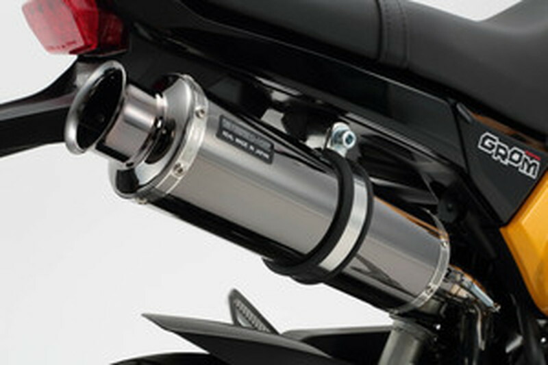 ビームス BEAMS バイク用 マフラー グロム2013~2015 EBJ-JC61 SS 300 SMB-SP スリップオン 政府認証 22年騒音規制対応 G157-05-004｜moto-zoa 店