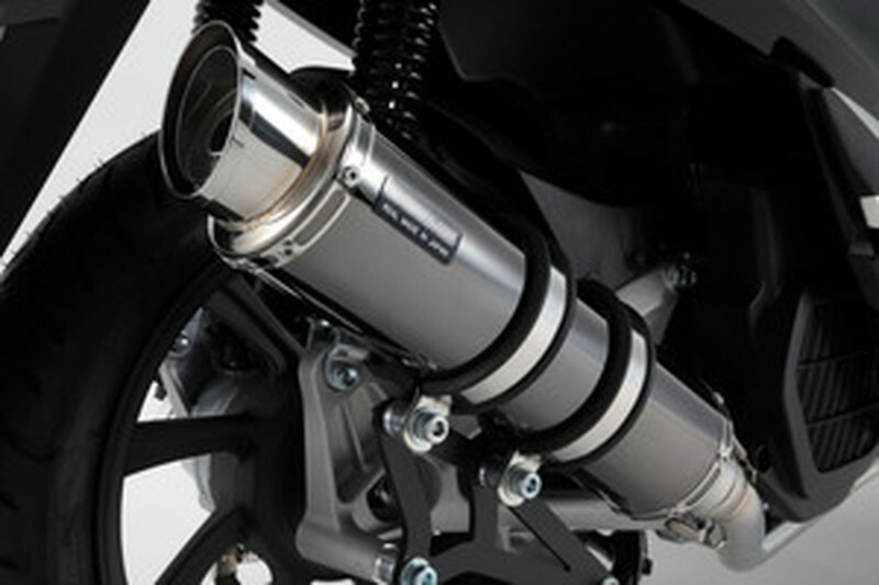 ビームス BEAMS バイク用 PCX125 2018~ フルエキ フルエキゾースト R-EVO 2 SMB (スーパーメタルブラック) サイレンサー 政府認証 22年騒音規制対応 G179-54-005｜moto-zoa 店
