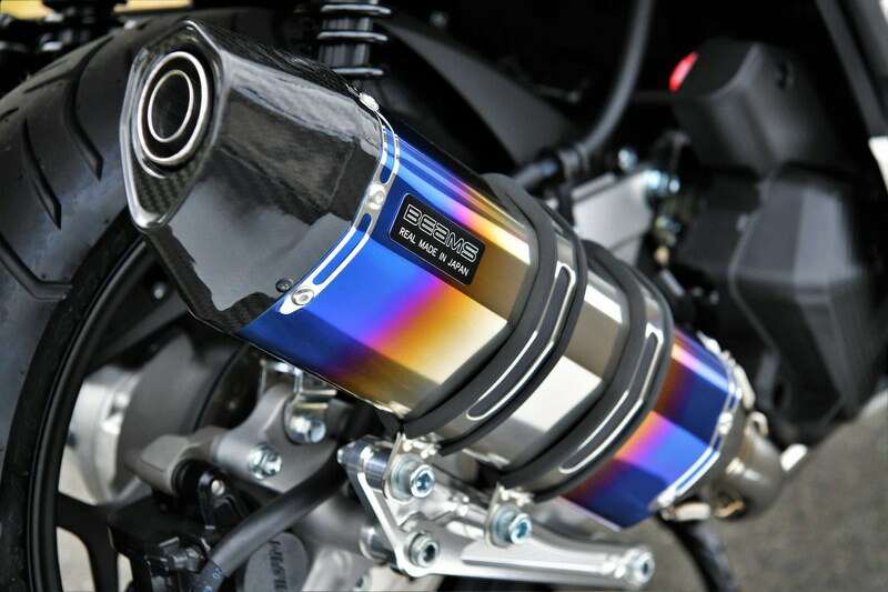 【マラソン期間 クーポン配布！】 ビームス BEAMS バイク用 マフラー PCX160 21～ 2BK-KF47 CORSA-EVO2 ヒートチタン サイレンサー JMCA G196-65-001