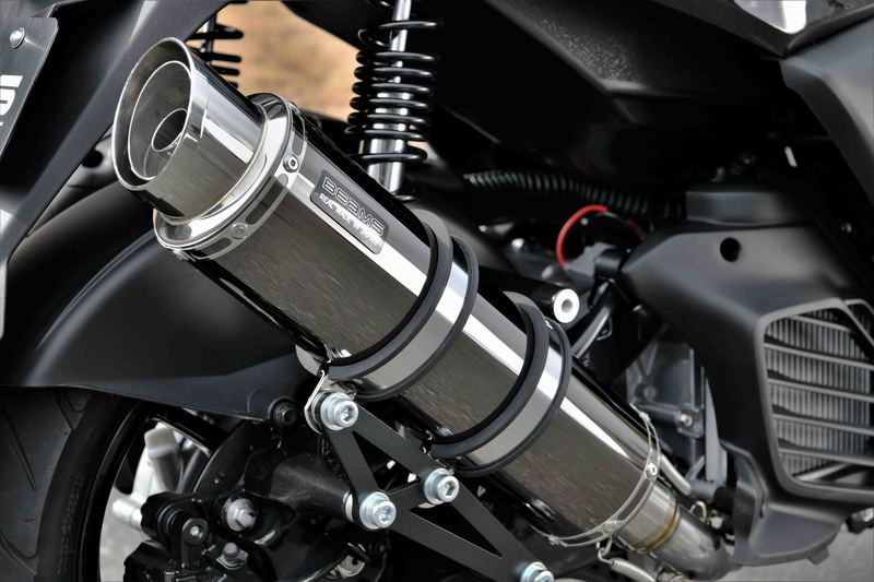 ビームス BEAMS バイク用 マフラー シグナスグリファス 2021～ 8BJSEJ4J R-EVO2 スーパーメタルブラック サイレンサー JMCA G266-54-005｜moto-zoa 店 39,795円
