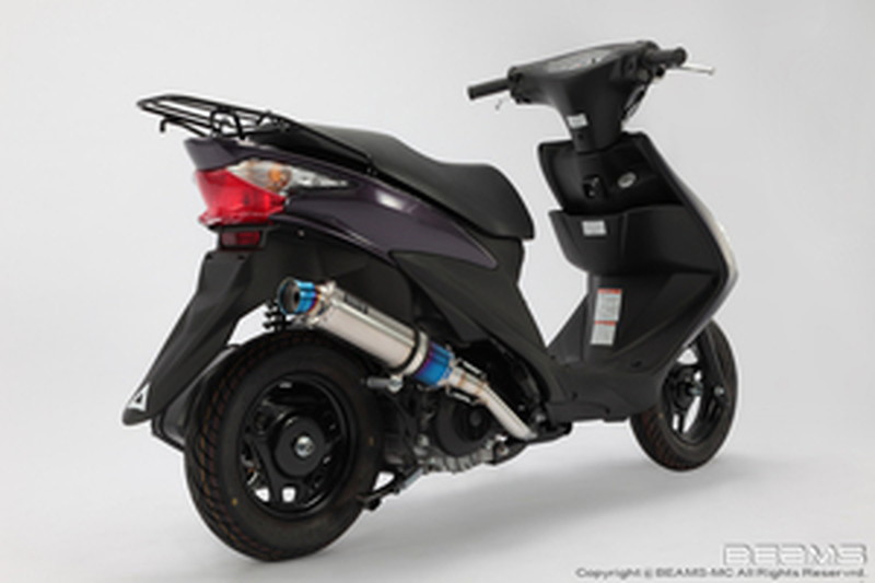【マラソン期間 クーポン配布！】 ビームス BEAMS バイク用 マフラー ADDRESS V125S EBJ - CF4MA フルエキ フルエキゾースト R-EVO SP チタンサイレンサー 22年騒音規制対応 G321-53-007