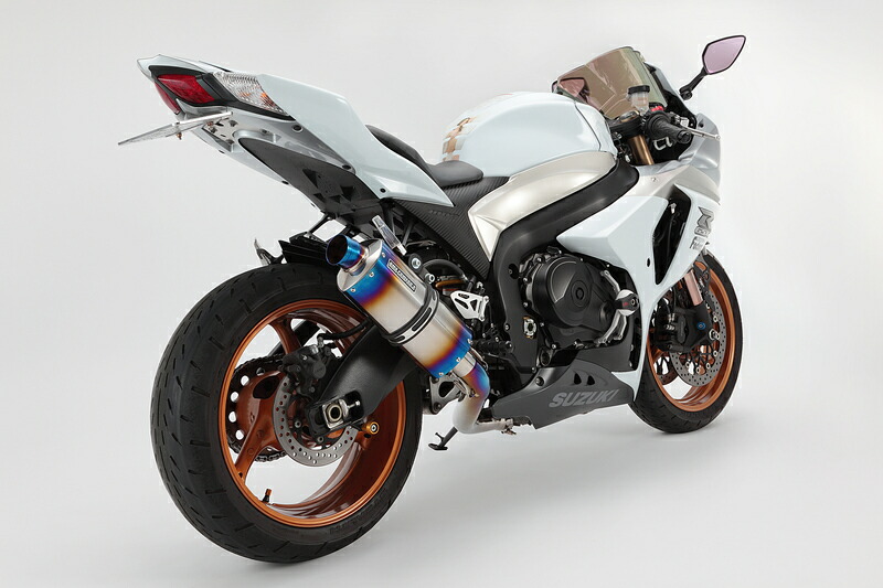 【15日限定！クーポン配布！】 ビームス BEAMS バイク用 サイレンサー シェイプスクエア ヒートチタン スリップオンマフラー GSX-R1000 '09～'10 D323-53-P7S