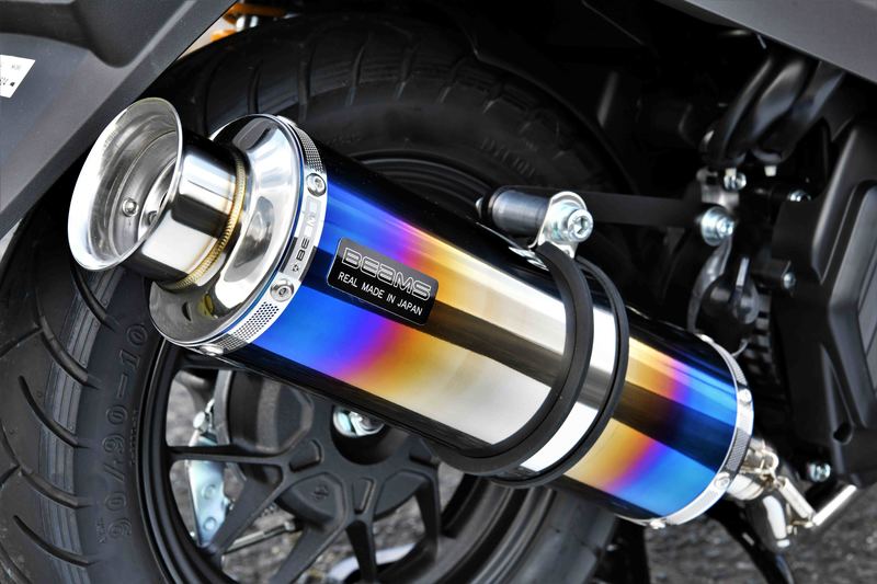 ビームス BEAMS バイク用 フルエキゾーストマフラー SS300ヒートチタンサイレンサー 政府認証 JMCA DUNK 2BH-AF78 G1004-06-000｜moto-zoa 店