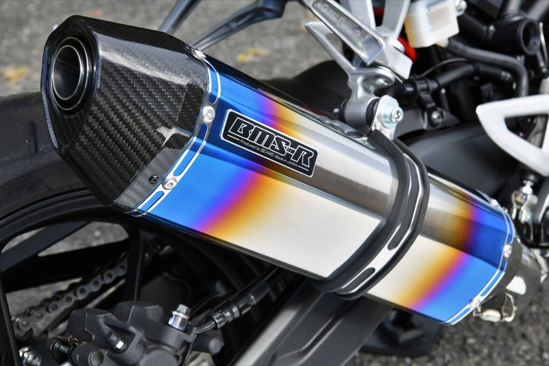 【18日限定！クーポン配布！】 ビームス BEAMS バイク用 スリップオンマフラー CORSA-EVO2 ヒートチタンサイレンサー 政府認証 JMCA CB250R 8BK-MC52 G1007-65-P1J