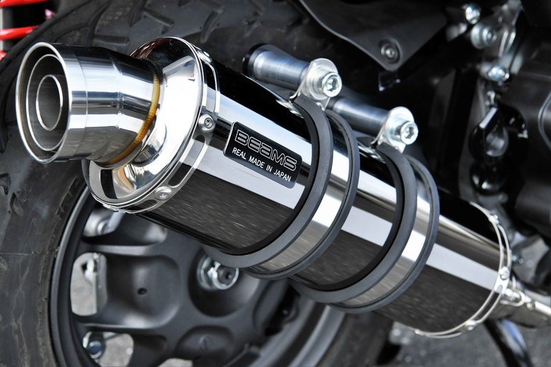 楽天市場】WirusWin リード125(8BJ-JK12) ロイヤルマフラー ブラック