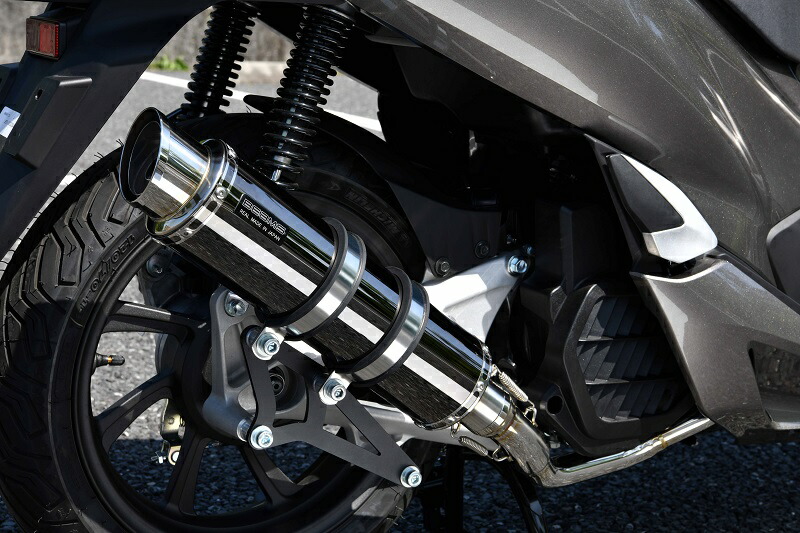 【マラソン期間 クーポン配布！】 ビームス BEAMS バイク用 フルエキゾーストマフラー R-EVO2 SMB（スーパーメタルブラック）サイレンサー 政府認証 JMCA PCX HYBRID 2AJ-JF84 G183-54-005