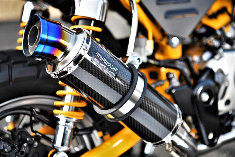 モンキー50【AB27:F1専用 】BEAMSフルエキ マフラー BEAMS ビームス バイク用 マフラー モンキーFI JBH - AB27