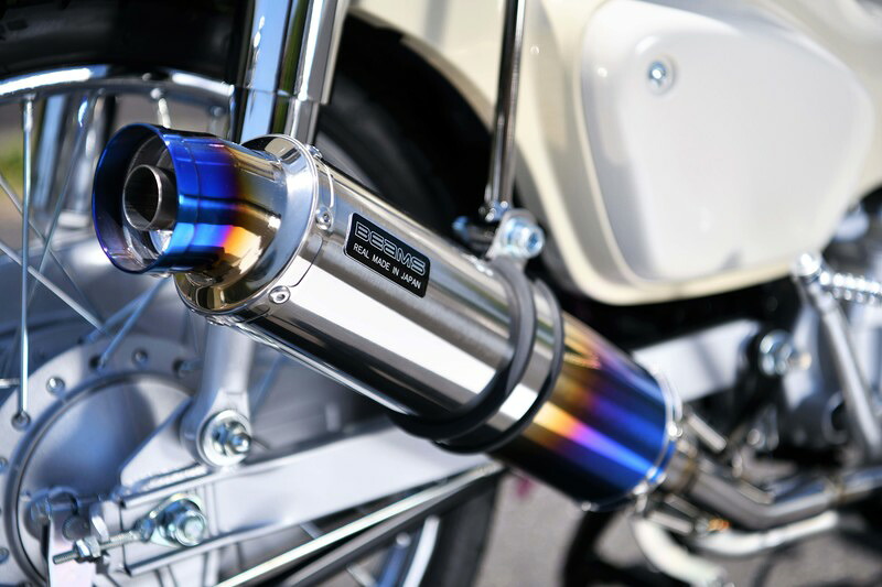 【18日限定！クーポン配布！】 ビームス BEAMS バイク用 フルエキゾーストマフラー R-EVO ヒートチタンサイレンサー 政府認証 JMCA スーパーカブ50 2018～ G190-53-007 30,306円