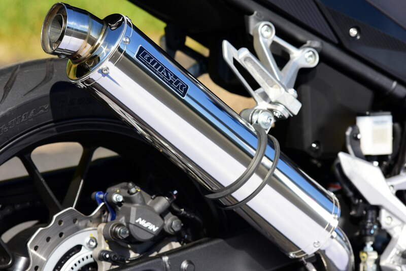 【18日限定！クーポン配布！】 ビームス BEAMS バイク用 マフラー R-EVO スリップオン ステンレスサイレンサー 政府認証 JMCA CBR400R 2BL/8BL-NC56 G191-53-P6J