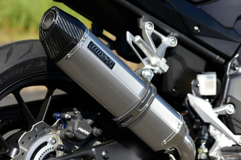 cbr400r nc56 マフラー　スリップオン　WRS 美品！ ラウンドタイプスリップオンマフラー カーボンサイレンサー仕様