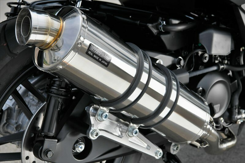 【マラソン期間 クーポン配布！】 ビームス BEAMS バイク用 フルエキゾーストマフラー R-EVO ステンレスサイレンサー 政府認証 JMCA FORZA フォルツァ MF15 G197-53-008