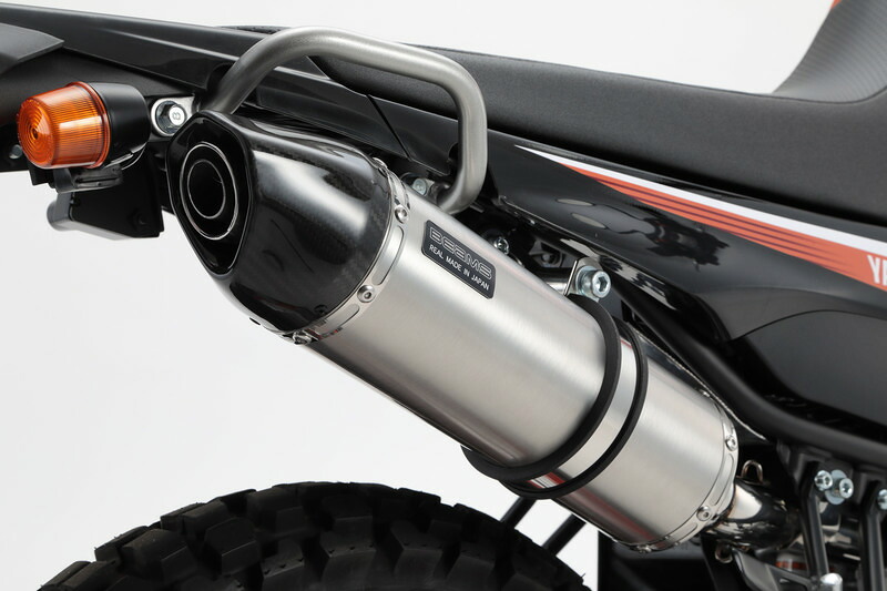 ビームス BEAMS バイク用 スリップオンマフラー CROSS-EVO ステンレスサイレンサー 政府認証 JMCA SEROW250 Fi 2018～ G261-55-000
