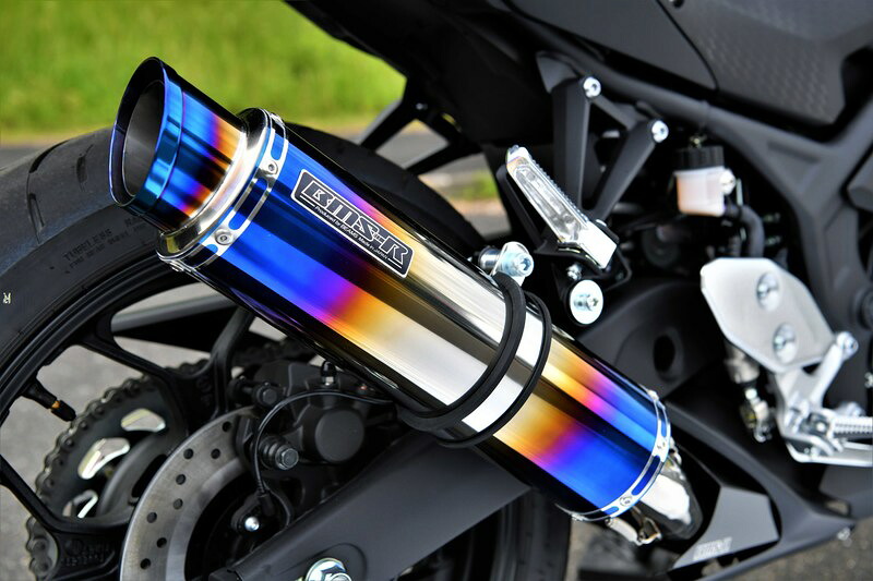 ビームス BEAMS バイク用 スリップオンマフラー R-EVO2 ヒートチタンサイレンサー 政府認証 JMCA YZF-R3 2BL-RH13J G264-54-P1J｜moto-zoa 店