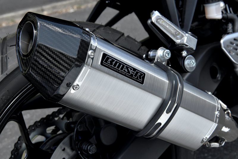 【20日限定！クーポン配布！】 ビームス BEAMS バイク用 スリップオンマフラー CORSA-EVO2 ステンレスサイレンサー 政府認証 JMCA MT-25 2022～ G273-64-P1J｜moto-zoa 店