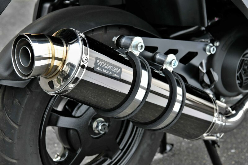 【マラソン期間 クーポン配布！】 ビームス BEAMS バイク用 フルエキゾーストマフラー R-EVO SMBサイレンサー 政府認証 JMCA アヴェニス125 8BJ-EA12J G347-53-005