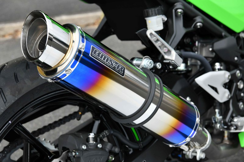 【マラソン期間 クーポン配布！】 ビームス BEAMS バイク用 マフラー R-EVO２ スリップオン ヒートチタンサイレンサー 政府認証 JMCA NINJA400 / Z400 2018~ G432-54-P1J