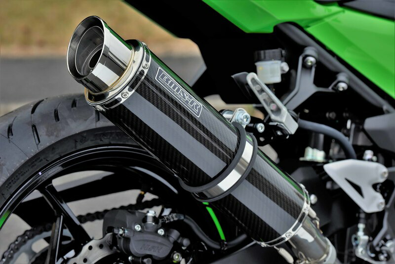 【18日限定！クーポン配布！】 ビームス BEAMS バイク用 マフラー R-EVO２ スリップオン カーボンサイレンサー 政府認証 JMCA NINJA400 / Z400 2018~ G432-54-P2J 38,969円