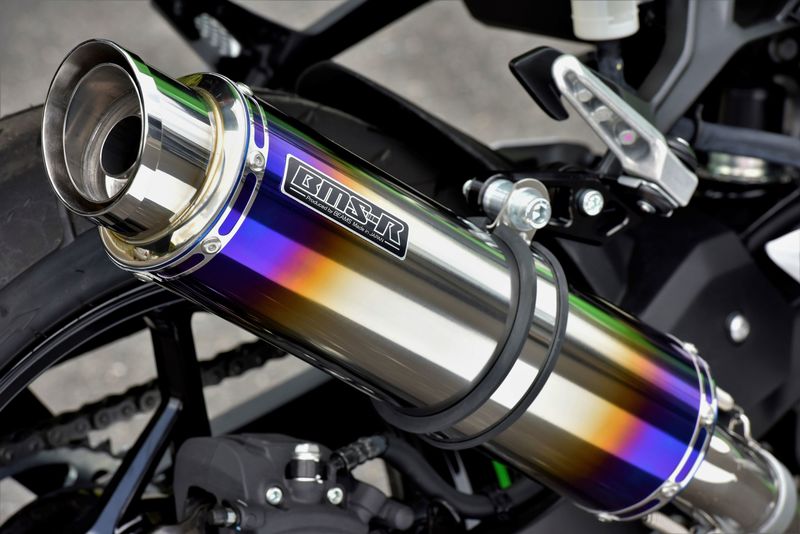 【マラソン期間 クーポン配布！】 ビームス BEAMS バイク用 マフラー R-EVO2 スリップオン ヒートチタンサイレンサー 政府認証 JMCA NINJA250 / Z250 8BK-EX250Y G433-54-P1J