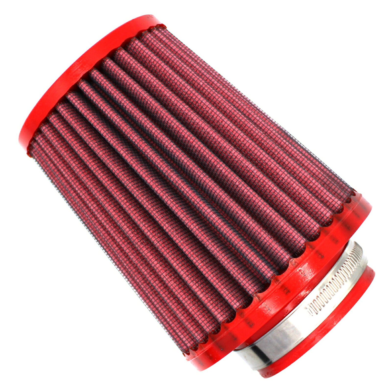BMC Air Filter バイク 車 エアクリーナー シングルエア プラスチックトップ Φ60 フィルター長130mm 汎用 コニカルエアフィルター FBSS60-128｜moto-zoa 店
