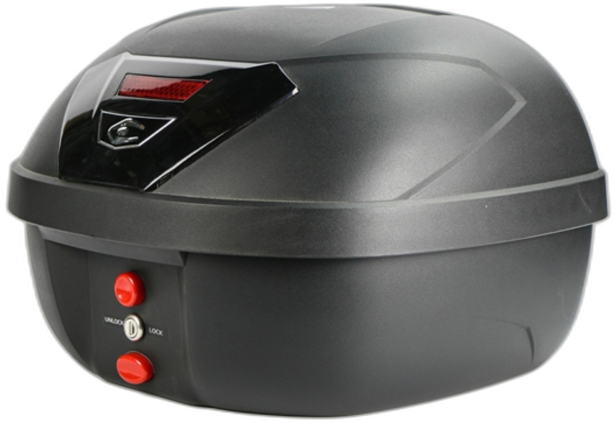 【マラソン期間 クーポン配布！】 クーケース COOCASE バイク用リアボックス トップケース S40 アーバンベーシック インナーライナー無し 40L ブラック ワンプッシュオープンタイプ 汎用 通勤 通学 ベースプレート付き 鍵2本付き CC70000