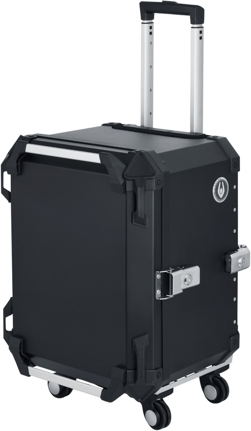 【8/1限定！クーポン配布！エントリーでP3倍！】 クーケース COOCASE バイク用アルミトップケース リアボックス Q5 トロリー 55L ブラック 脱着可能なキャスター装備モデル CCT550B｜moto-zoa 店