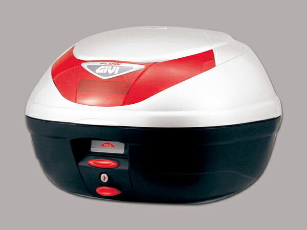 【マラソン期間 クーポン配布！】 デイトナ DAYTONA バイク用 GIVI BOX ジビ リアボックス トップケース E350B906 E350 FLOW (35L)パールホワイト塗装 68041