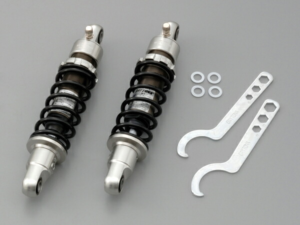 【18日限定！クーポン配布！】 デイトナ DAYTONA バイク用 レーシングリヤショック アルミリアクッション 240mm ブラックスプリング モンキー/ゴリラ用 70283