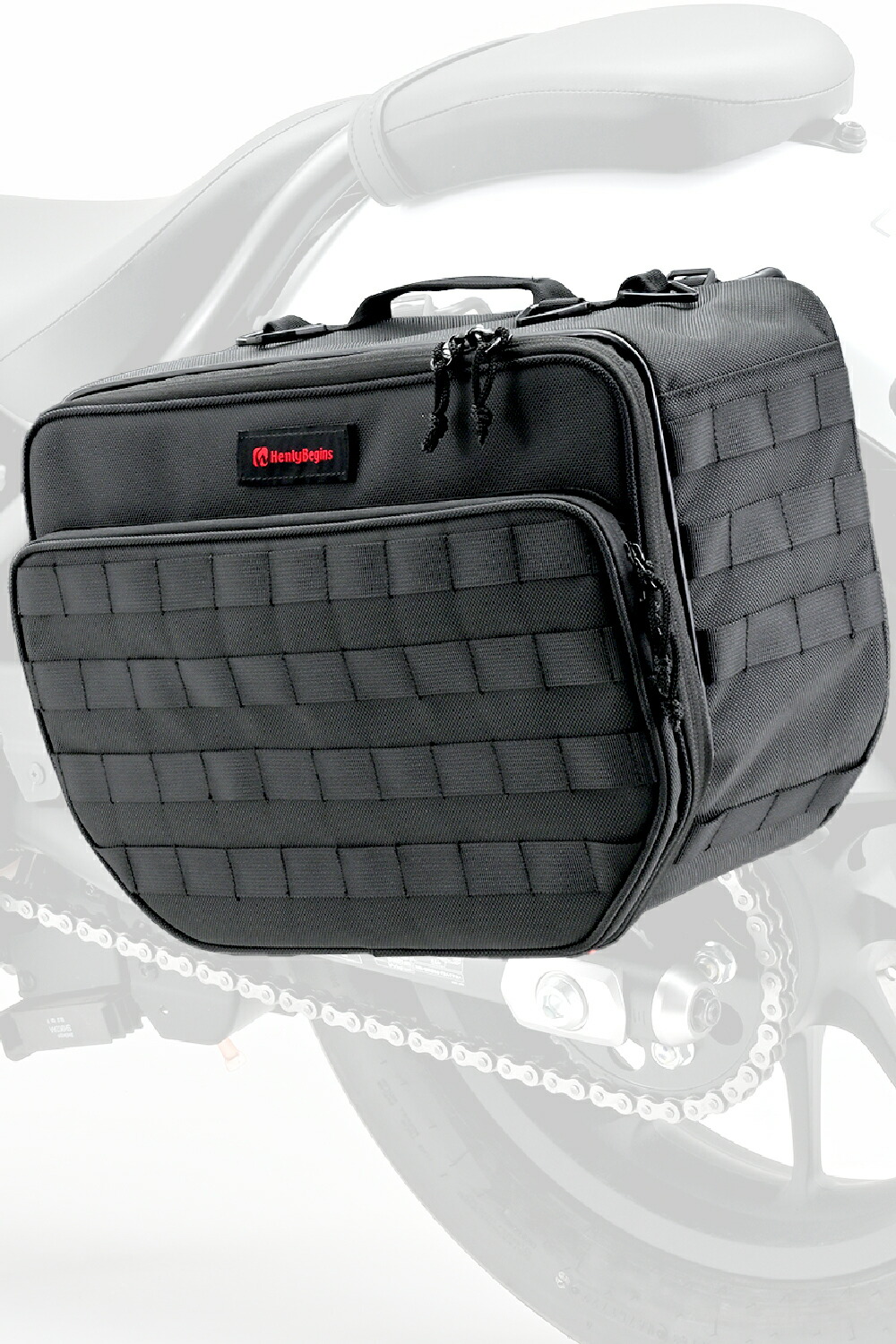 【25日限定！クーポン配布！】 ヘンリービギンズ(Henly Begins) デイトナ バイク用 サイドバッグ 18L 補強フレーム DHS-46 44193｜moto-zoa 店