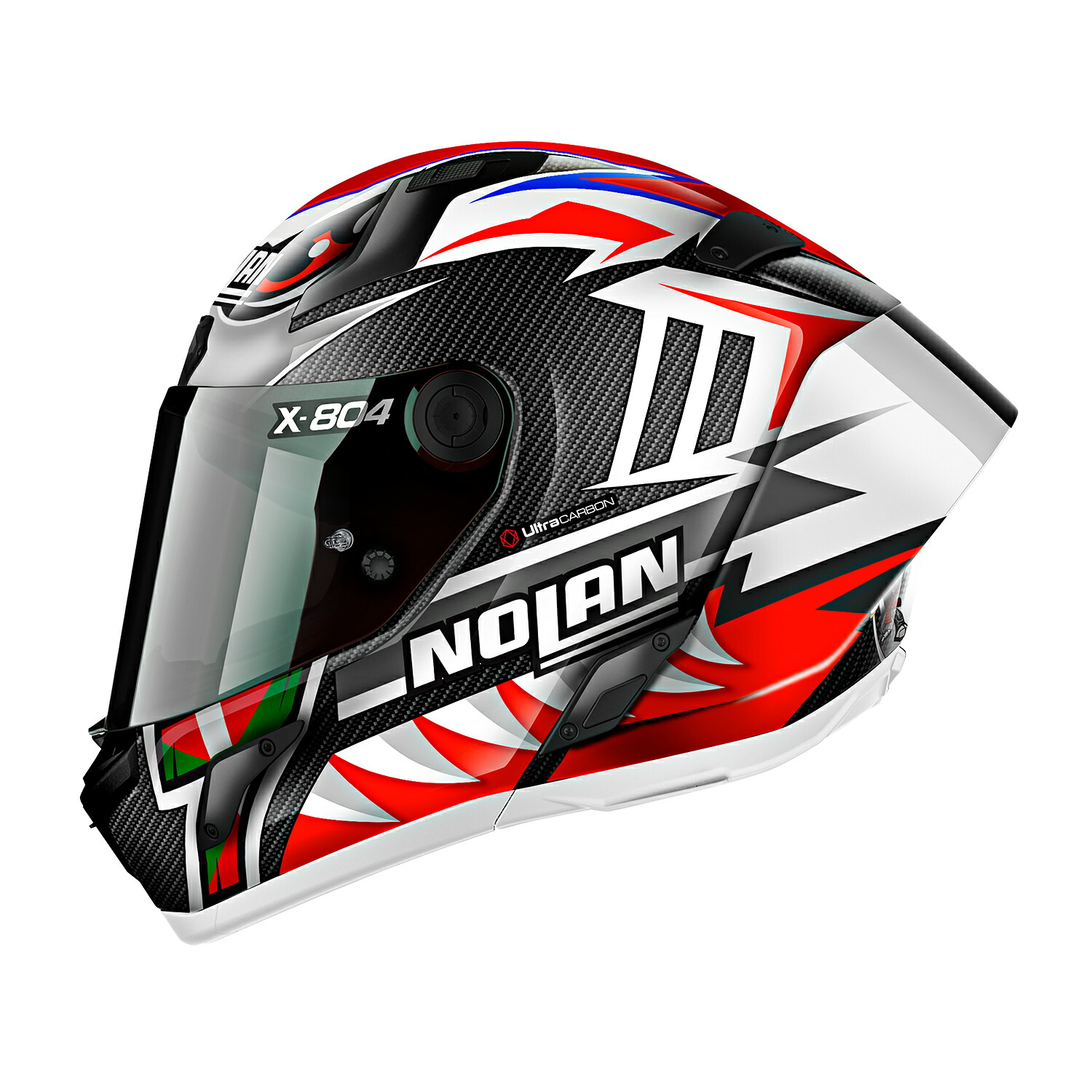 デイトナ DAYTONA ノーラン NOLAN バイク用 ヘルメット フルフェイス Xシリーズ X-804RS ウルトラカーボン LECUONA(レクオナ/28) S / M / L / XL UVカット｜moto-zoa 店
