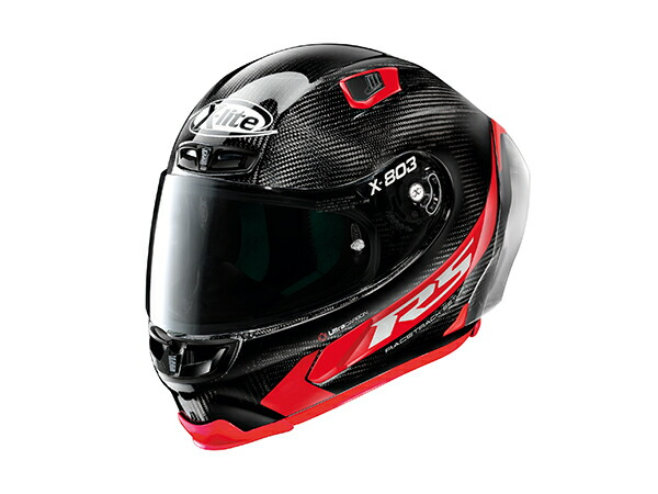 【25日限定!クーポン配布!】 デイトナ DAYTONA バイク用 フルフェイス ヘルメット ノーラン NOLAN X-lite X-803 ULTRA CARBON NOLAN X-lite X-803RS ULTRA CARBON ホットラップ レッド/13 Lサイズ UVカット 16457|moto-zoa 店