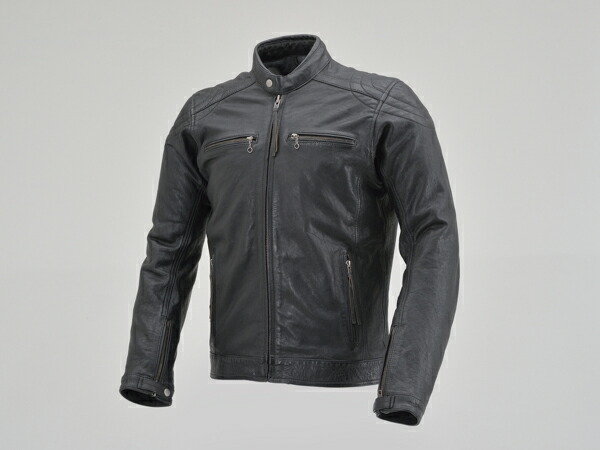 デイトナ DAYTONA バイク用 DAYTONA LEATHERS レザージャケット DL-006 カフェライダースジャケット ブラック XLサイズ 23703｜moto-zoa 店 15,366円