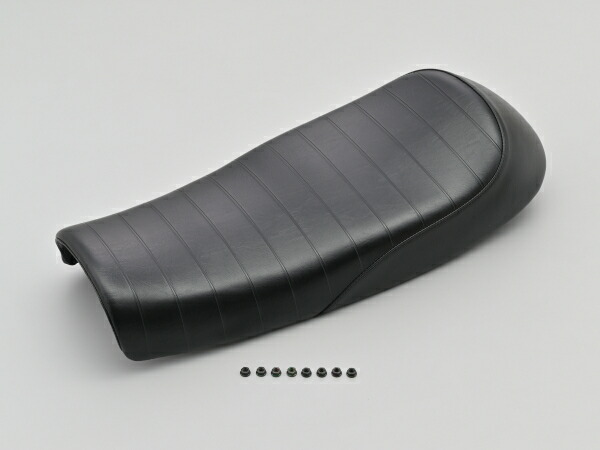 HEAVENS　キャニオンシート　ブラック/タックロール　SR400/500用 SR400/500 キャニオンシート ブラック/タックロール