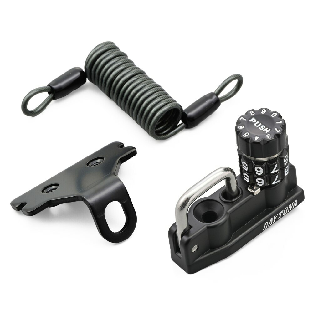 楽天市場】デイトナ(Daytona) バイク用 ヘルメットロック ミラー用(M10