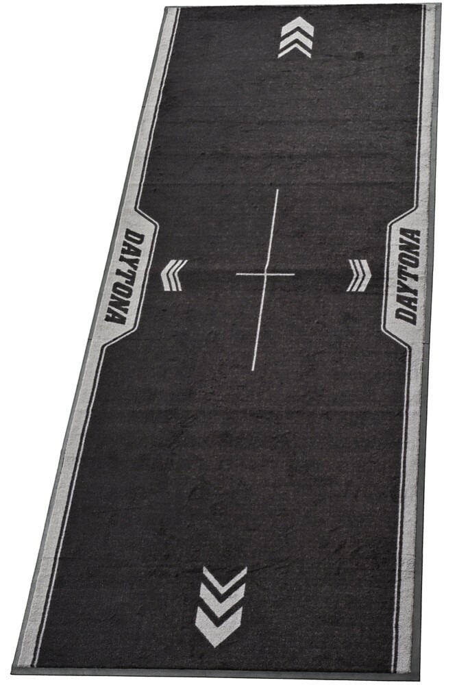 【25日限定!クーポン配布!】 デイトナ DAYTONA バイク用 フロアマット 1020×2600mm ゴム素材&ナイロン起毛 オイル染み込み防止 水洗いOK メンテナンスガレージマット ベーシック 41568|moto-zoa 店