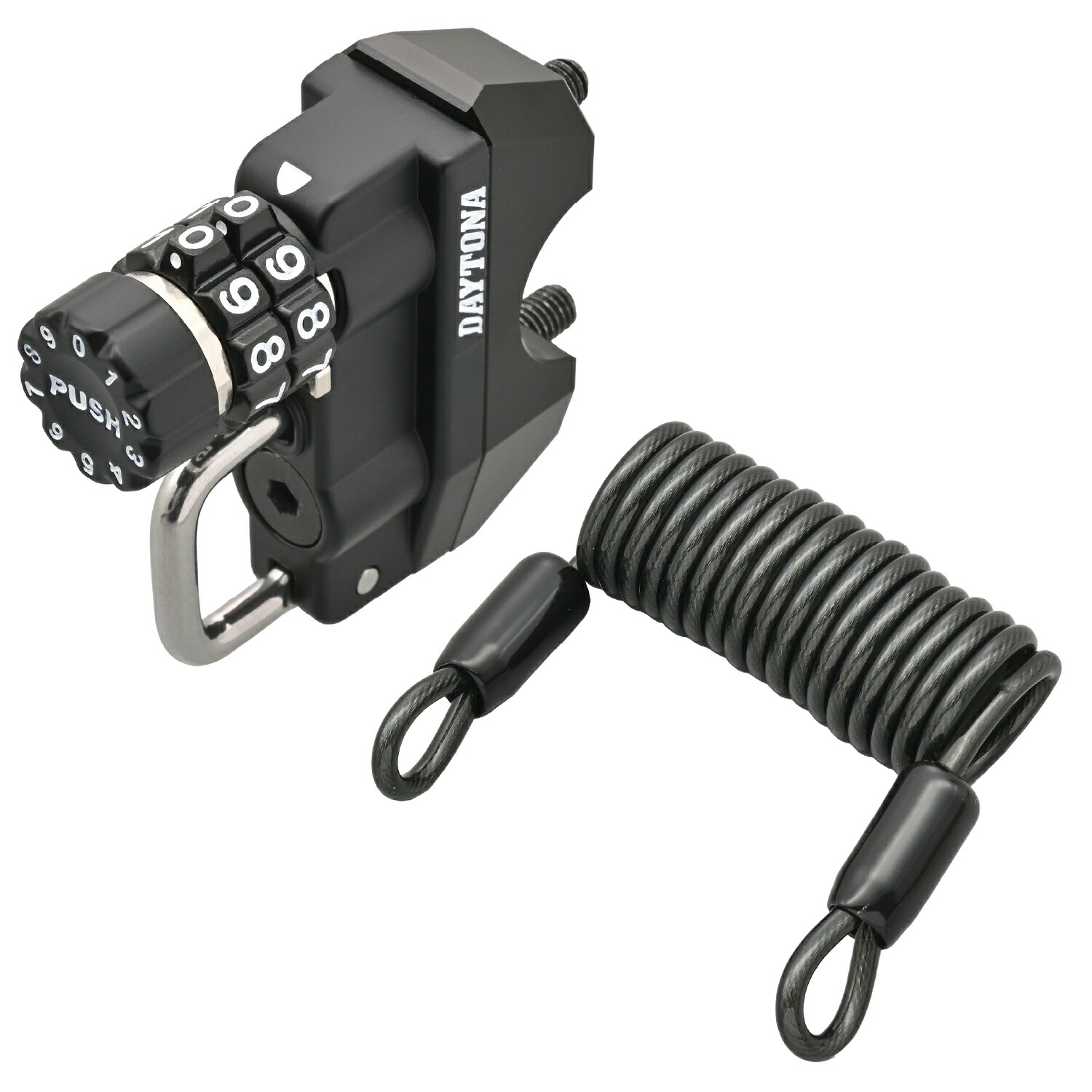 メルタンセット 楽天市場】デイトナ(Daytona) バイク用 ヘルメットロック マスター