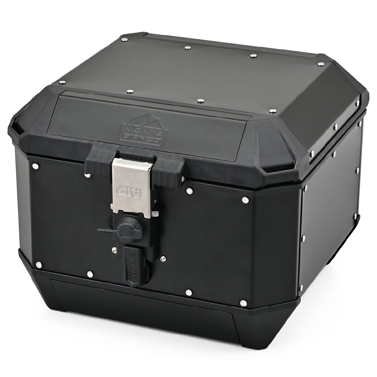 【20日限定！クーポン配布！】 GIVI ジビ バイク用 トップケース リアボックス モノキー 45L アルミ製 MTB45B ブラック 60927