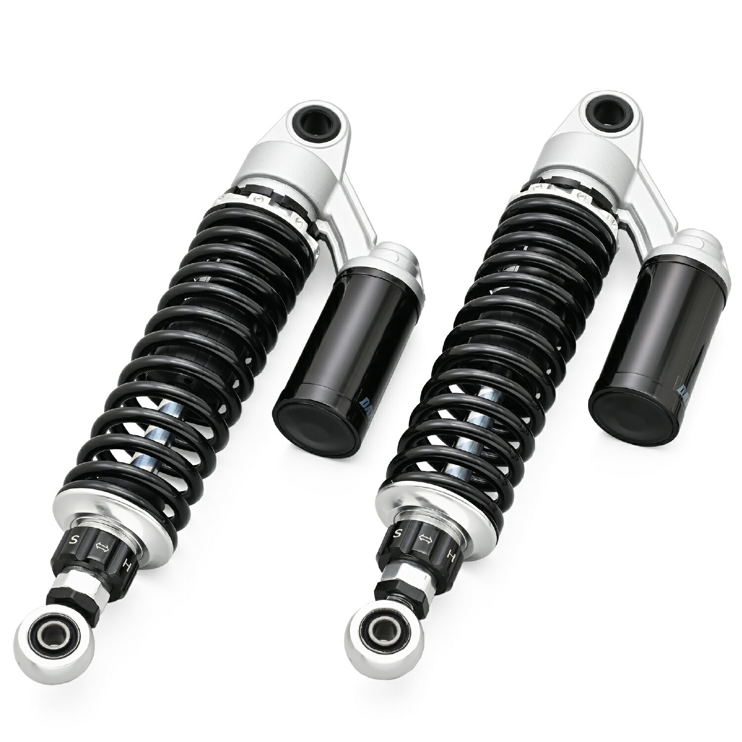 【18日限定！クーポン配布！】 デイトナ DAYTONA バイク用 リアサスペンション CB400SF/SB(92-18)専用 取付長325-335mm 減衰調整20段階 イニシャル調整 アジャスタブルリアショック シルバーボディ/ブラックスプリング 48810