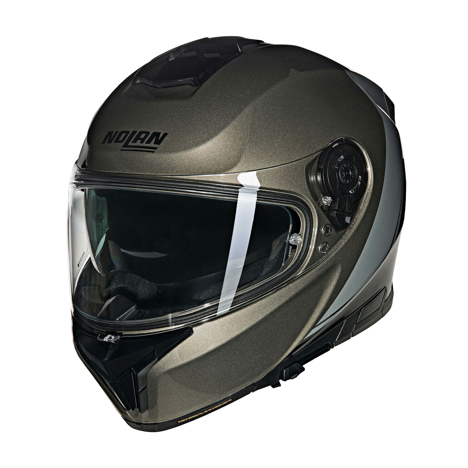 【25日限定！クーポン配布！】 NOLAN ノーラン バイク用 ヘルメット フルフェイス N808 N80-8 VERNICIATURA SPECIALE (STONE BLACK/342) M / L / XL UVカット｜moto-zoa 店