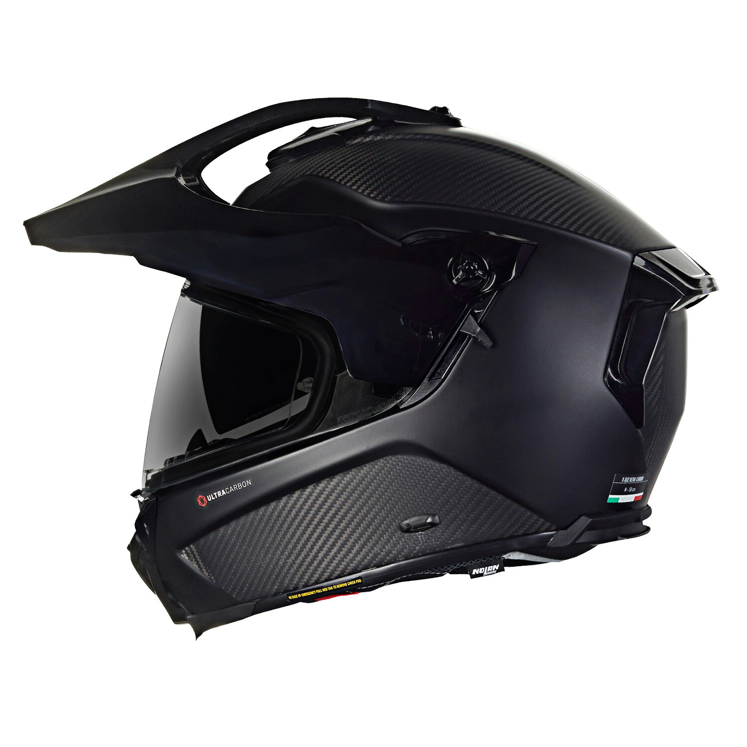 【18日限定！クーポン配布！】 NOLAN ノーラン バイク用 ヘルメット オフロード Xシリーズ X552 X-552 ウルトラカーボン TRIPLONERO (FLATBLACK CARBON/323) S / M / L / XL