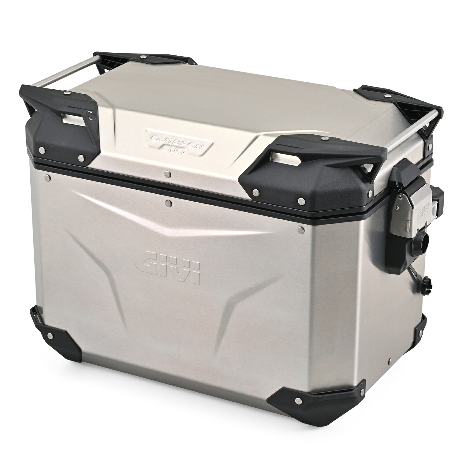 GIVI ジビ バイク用 サイドケース パニアケース 48L アルミ製 キーシリンダー別売 スマートセキュリティロック対応 TREKKER OUTBACK OBKEV48AR 左側用 シルバー 61290