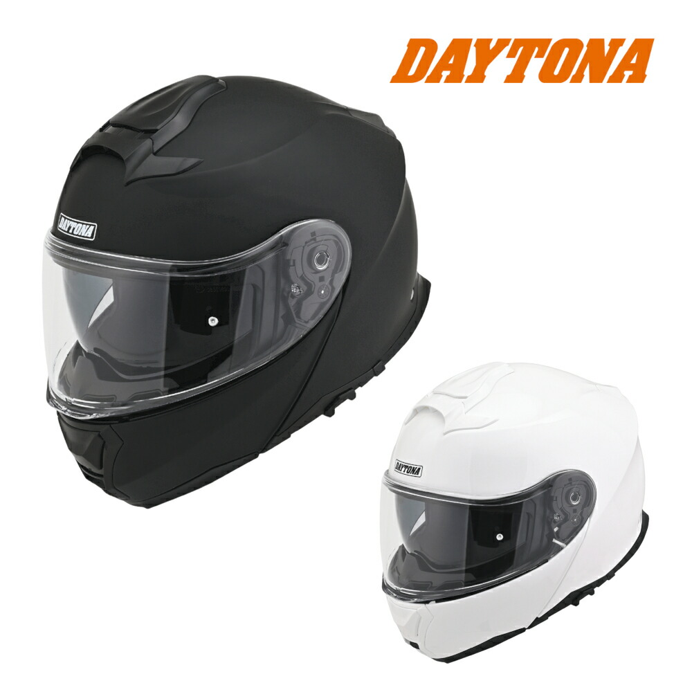 【18日限定!クーポン配布!】 デイトナ DAYTONA バイク用 ヘルメット システム SG規格 高強度ABS フリップアップ インナーバイザー スピーカーホール装備 DN-010BT S / M / L / XL