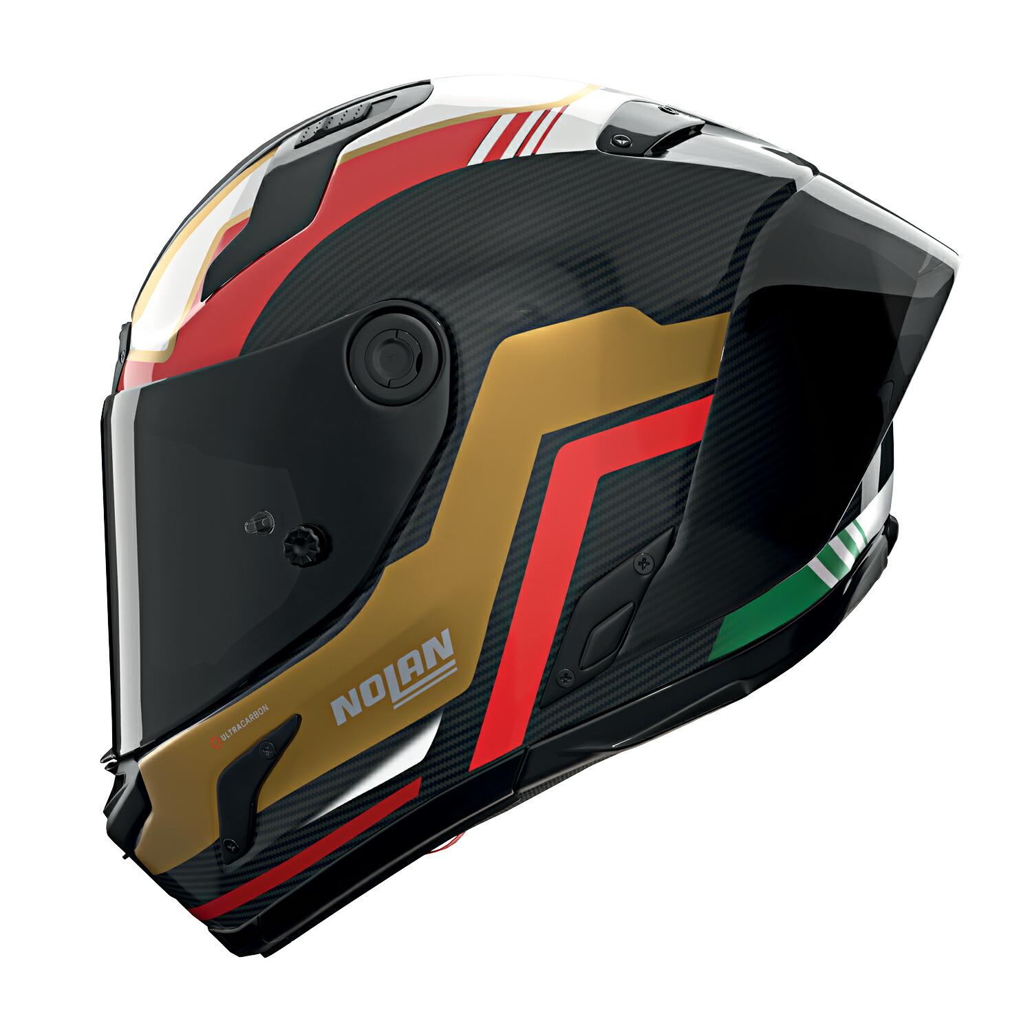 【18日限定！クーポン配布！】 NOLAN ノーラン バイク ヘルメット フルフェイス Xシリーズ X-804RS ウルトラカーボン PIEGA(GOLD/367) S / M / L / XL