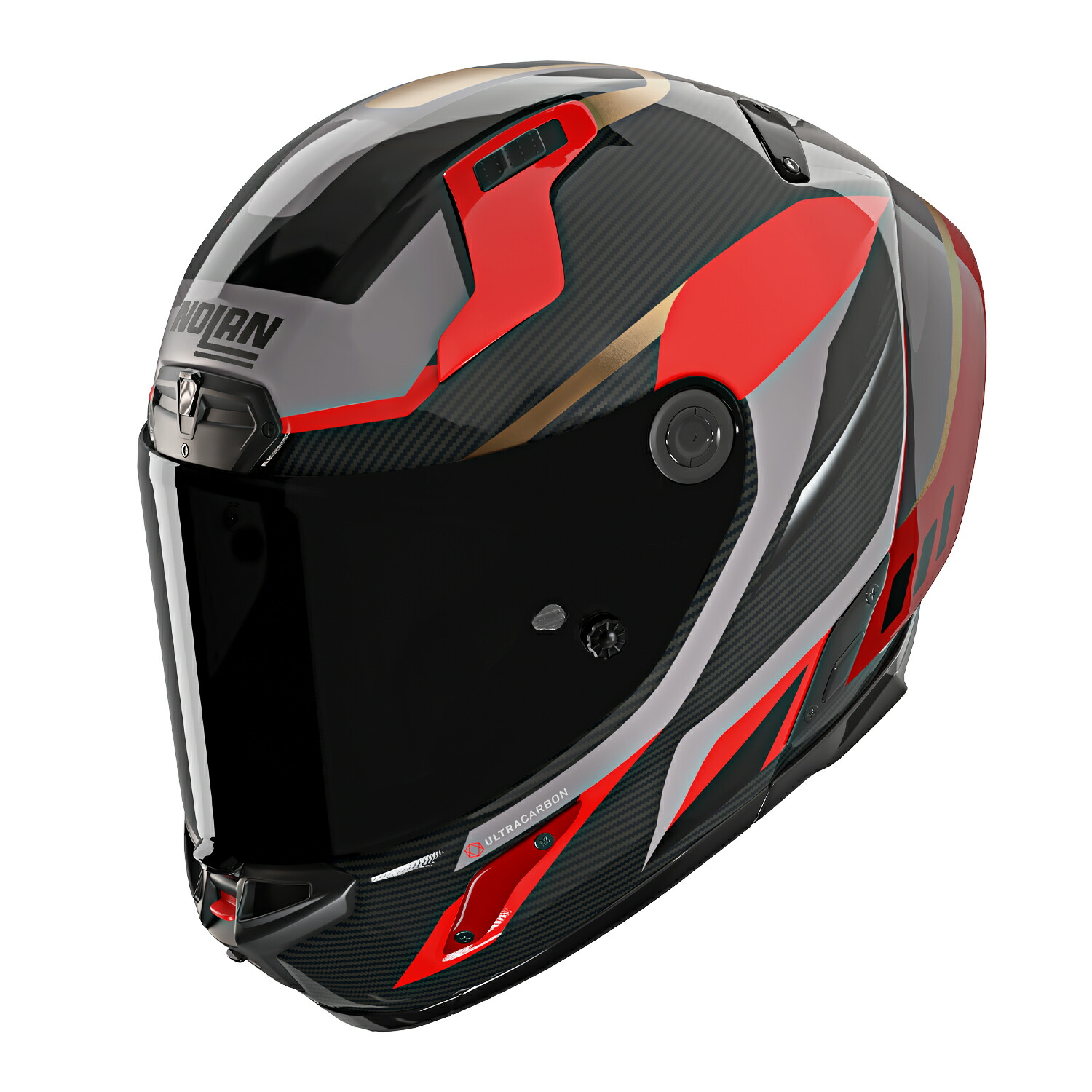 NOLAN ノーラン バイク ヘルメット フルフェイス Xシリーズ X-804RS ウルトラカーボン LESMO(RED/362) S / M / L / XL UVカット｜moto-zoa 店
