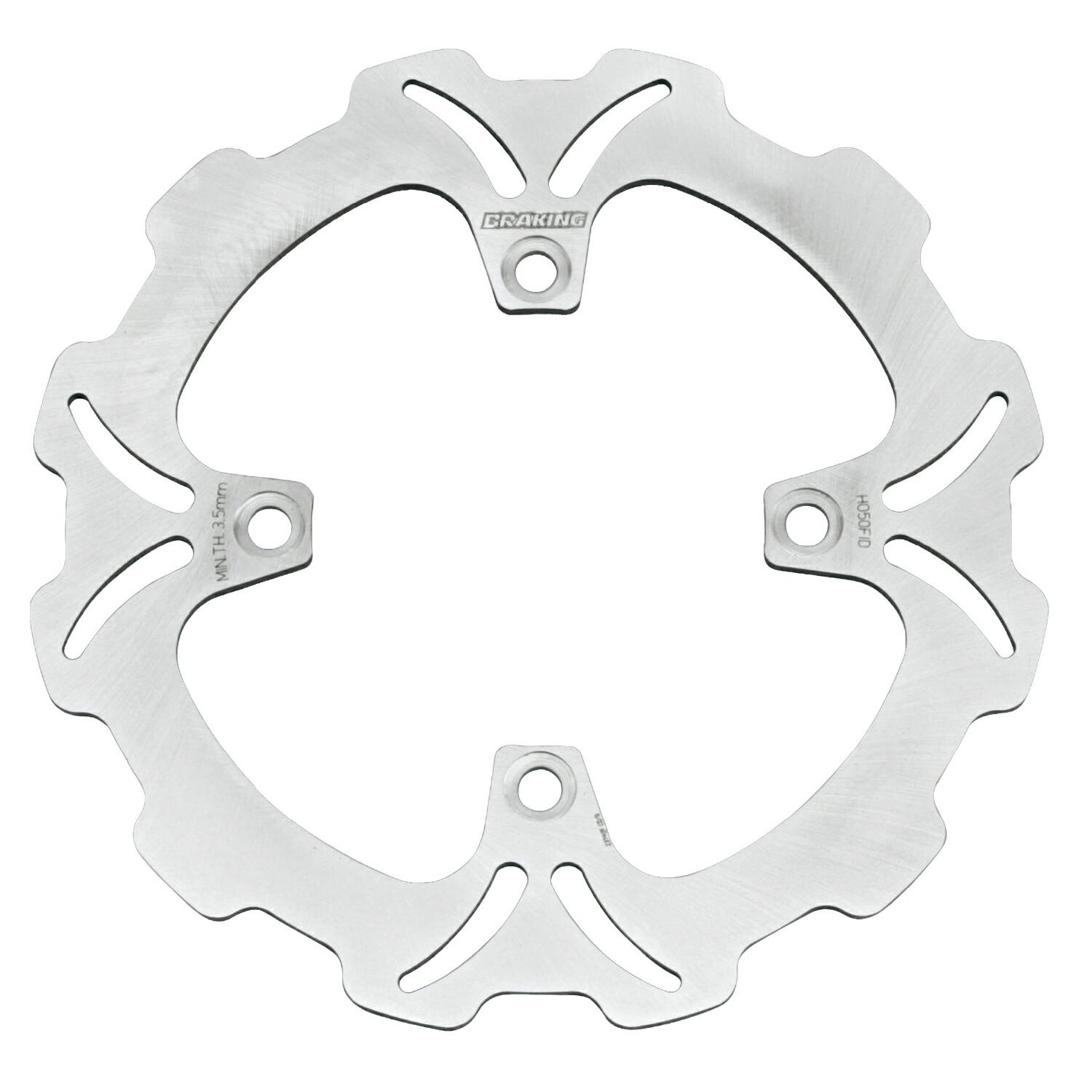 【18日限定！クーポン配布！】 BRAKING ブレーキング パンティオン150/125/FI(98-04) フロント専用 HO50FID バイク ディスクローター ウェーブデスク 65474