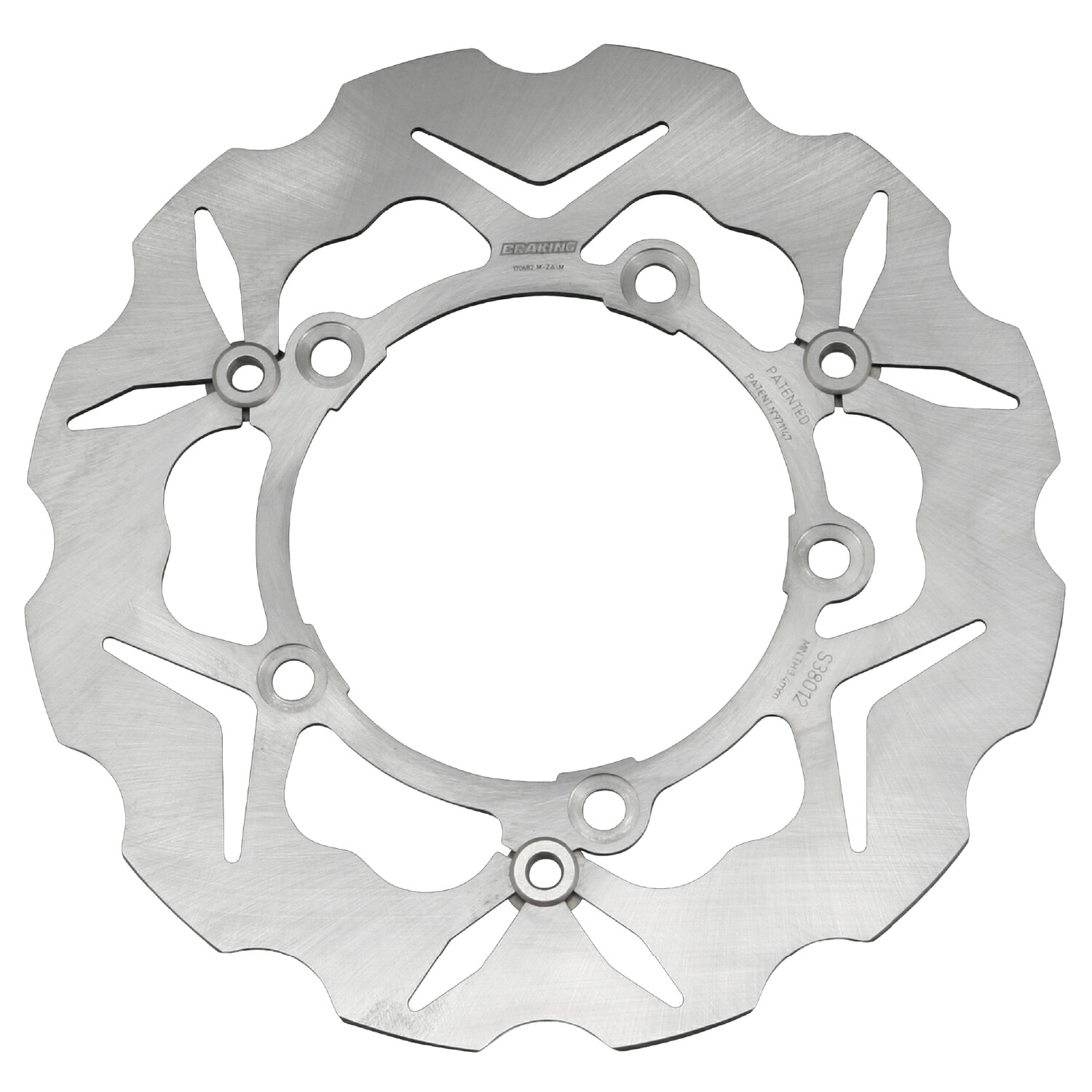 BRAKING ブレーキング SKYWAVE650/400/250 など フロント専用 S38012 バイク ディスクローター 65484